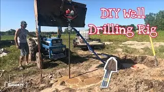Drilling A Well Utilizing Harbor Freight's Auger Head!