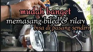 Cara pasang lampu biled skalian memasang rilay