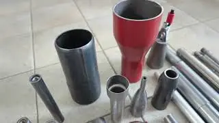 Tube swaging and tapering - Tube expansion tube forming - Tubular metallic end forming pipe shaping