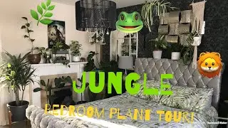 Houseplant tour/ Bedroom jungle tour! Plants & glamour! 2018 March!