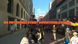 RIB FEST. SPARKS STREET. DOWNTOWN OTTAWA.
