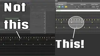 Logic Pro X: time quantize software instruments - tutorial