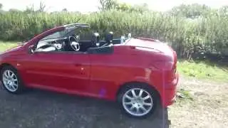 2006 PEUGEOT 206 CC ROOF DEMONSTRATION CONVERTIBLE ROOF HARD TOP