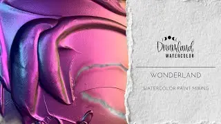 The Most Satisfying Handmade Watercolor Paint - Multichrome Paint | Dreamland Watercolor