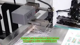 スパイラル カバー Bundled Multi-Conductor Cable micro coax ultrasound cable sealed grommet Tailored Circuit