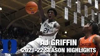 AJ Griffin Regular Season Highlights | Duke Guard