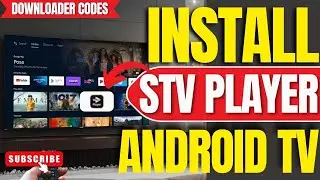 ✅Как установить приложение STV Player на любой Android TV (код загрузки 2026)