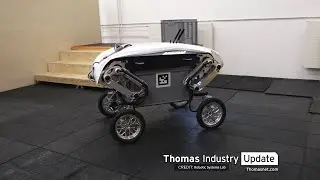 Autonomous Delivery Robot Has Wheels Instead of Feet