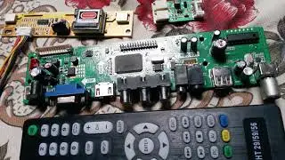 كيفية تشغيل اي شاشة بكرت الجوكر او الشامل لشاشات LCD LED الجزء اﻻول