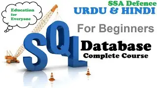 SQL Server Database Complete Course for Beginners in Hindi & Urdu || Learn SQL Within 2 Hours