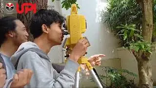 CARA MENGGUNAKAN ALAT TOTAL STASION DIGITAL (MENGUKUR LAPANGAN HELIPAD GEDUNG FPTI A)
