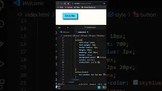 Button hover using html and css | 