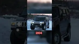 Evolution of Hummer suv car (1992 to 2022) #short