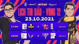 TEAM FLASH vs HEAVY | V GAMING vs SAIGON PHANTOM - V&ograve;ng 12 ĐTDV m&ugrave;a Đ&ocirc;ng 2021