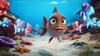 Little Fish Adventure 🐟 | Fun Kids Song & Disney Style Animation