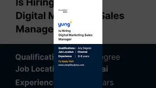Yung Media is hiring Digital Marketing Sales Manager - Simplified jobs