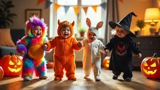 BBD | Halloween Song 🍭 Best Kids & Toddlers Dance by Hello DODO | Nursery Rhymes & Kids Songs