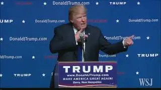 Trump explaining conservative policies.