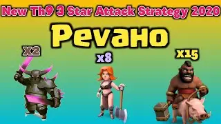 Th9 3 Star Attack Strategy 2020 | Th9 Hog Attack Strategy | Th9 Hog valk Strategy