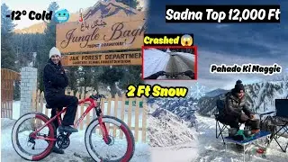 &ldquo;India&rsquo;s Coldest Cycling Adventure? ❄️ | Fatbike Ride to Sadna Top Kupwara | Winter Vlog&rdquo;
