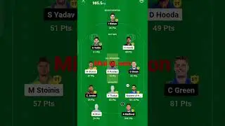 #dream11 winning team  mi vs LKN #fantasy  #winning  #dream11 winning trick
