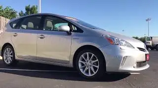 2012 Toyota Prius V five with advanced technology package start up and walk around