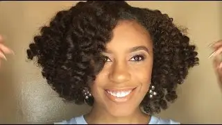 Flat twist out using Hairveda