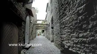 St. Catherine Passage a little walkway in the old city Tallinn Estonia