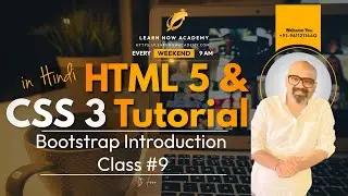 html and css tutorial for beginners in hindi | Bootstrap Introduction | #9