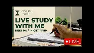 🔴 LIVE Study With Me: NEET PG & INI-CET Prep 🧠| LOFI🎵