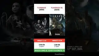 Tumbbad Vs Tumbbad Re Release Movie Comparison || Box Office Collection #shorts