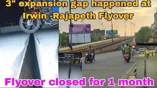 Irwin-Rajapeth Flyover in Amravati, Maharashtra closed for 1 month because of 3 inch expansion joint
