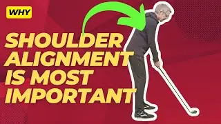 Why shoulder alignment is most important at address