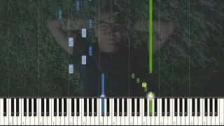 Luminous   Ludovico Einaudi   Easy Piano Tutorial   synthesia   piano facile