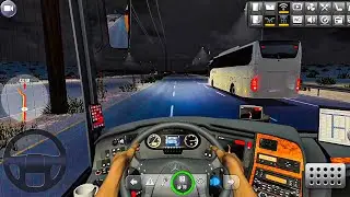 Bus Simulator Ultimate | Heavy Night Bus Driving 🌙⚠️ Realistic Gameplay (Zuuks Games) #ahtplayz