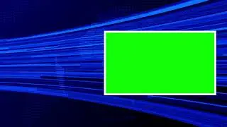 News background with green screen 4K footage