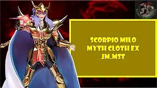 SCORPIO MILO - JM.MST Myth Cloth EX Gold Scorpio Milo anime color - SAINT SEIYA