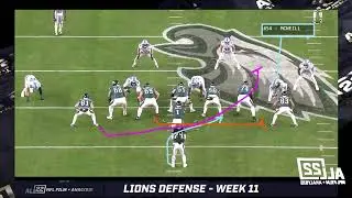 JACK CAMPBELL AND DERRICK BARNES STONE-WALLED SAQUON BARKLEY IN WEEK 11: LIONS FILM STUDY #lions
