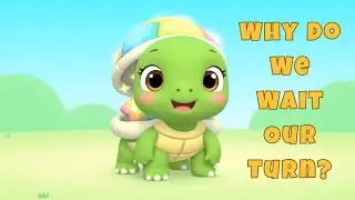 Tiko the Tiny Turtle Learns Why We Wait Our Turn | Kids Learning Video