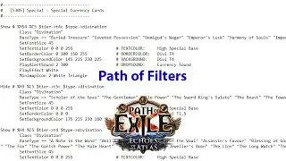 Path of Exile Filterblade (by Neversink) - кастумизируем по-быстрому