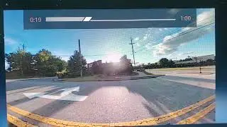Left Camera view of accident BMW ix