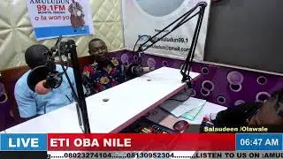 AMULUDUN 99.1 FM MONIYA IBADAN...O TA WON YO