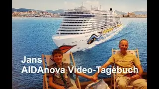 AIDAnova Kreuzfahrt - 13.  Die Wasserrutschen auf der AIDAnova