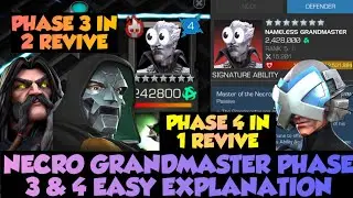 MCOC: NECRO GRANDMASTER PHASE 3 & 4 EASY EXPLANATION AND GAMEPLAY #marvel #mcoc