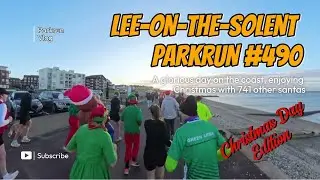 Lee on the solent parkrun 490 - Festive Santa Hat Run!