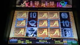 BOOK OF RA bonus with full screen.  &pound;5 spins, cat. B1.