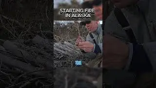 Starting Fire In Alaska #youtubeshorts #outdoors #shorts @OutdoorBoys
