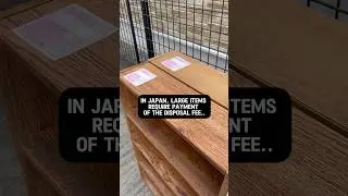 To throw away these items, you usually need to purchase a special disposal sticker. #japanliving