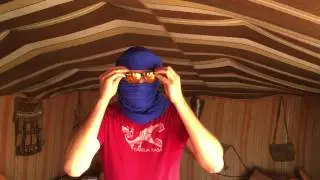 How to put on a shesh - Erg Chigaga Luxury Desert Camp Morocco