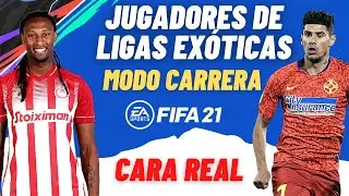 JUGADORES DE LIGAS EXÓTICAS INTERESANTES PARA TU MODO CARRERA | CARA REAL | FIFA 21